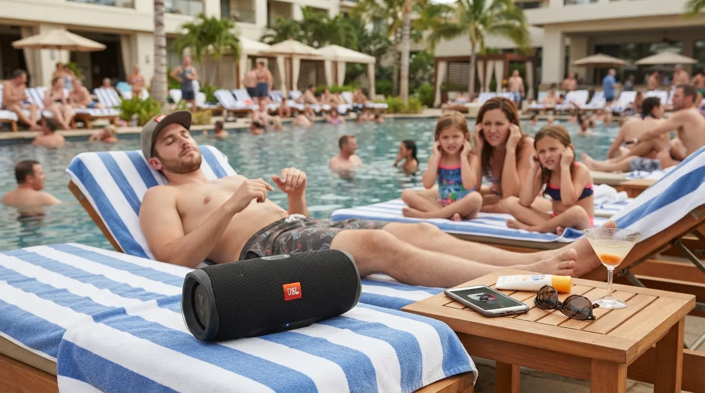 #19 - Blasting Personal Playlists on Bluetooth Speakers (Image Credits: Gemini)