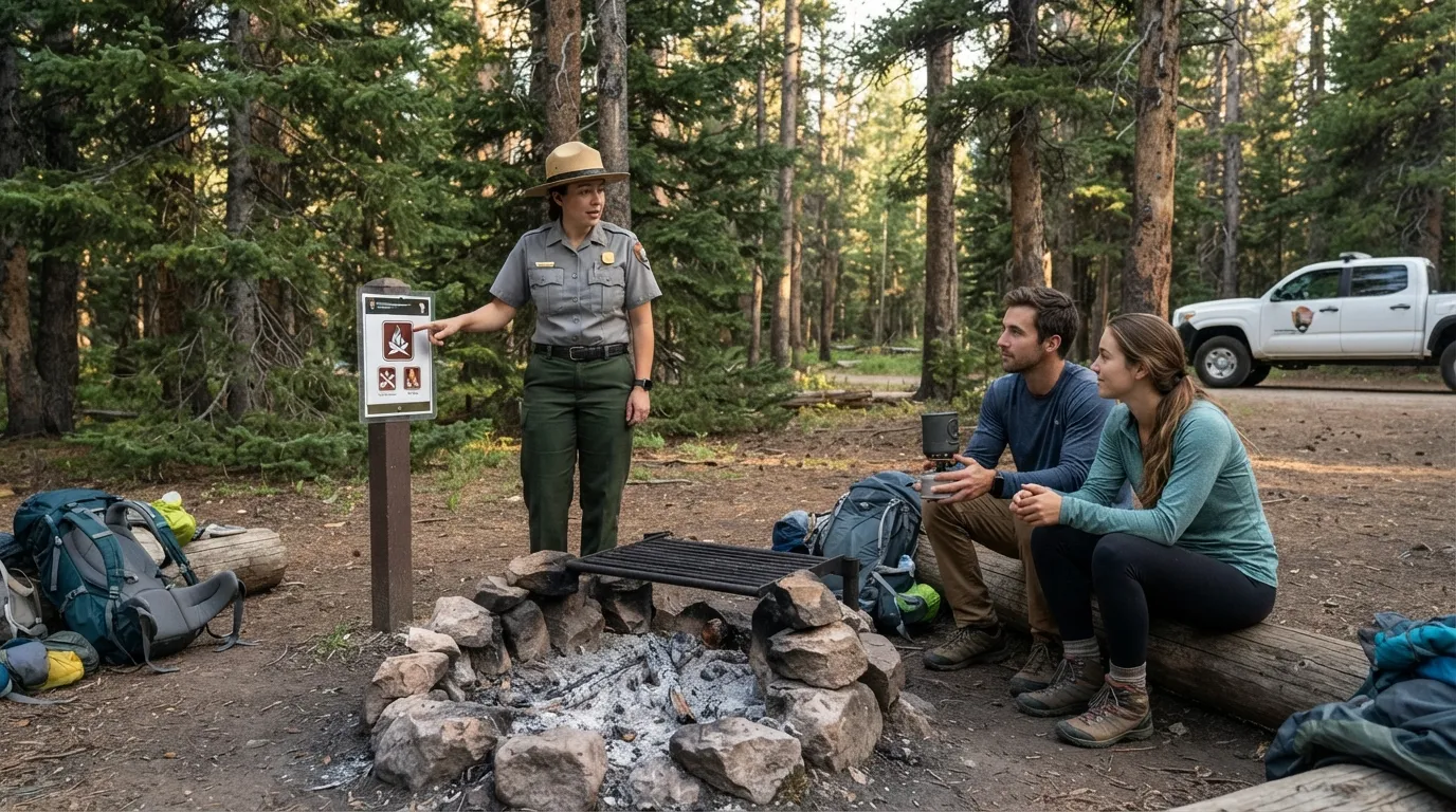 #9 - Campfires Are Only Allowed Where and When the Park Says So (Image Credits: Gemini)