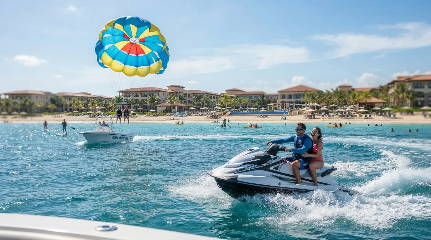 #3 - Jet Skis and Parasailing Cost Extra (Image Credits: Gemini)