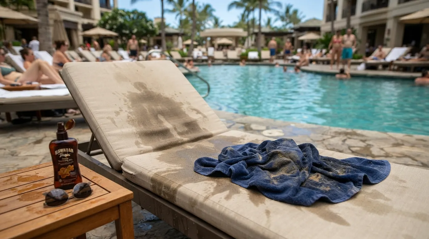 #5 - Slathering on Tanning Oil, Then Climbing Back on the Lounger (Image Credits: Gemini)
