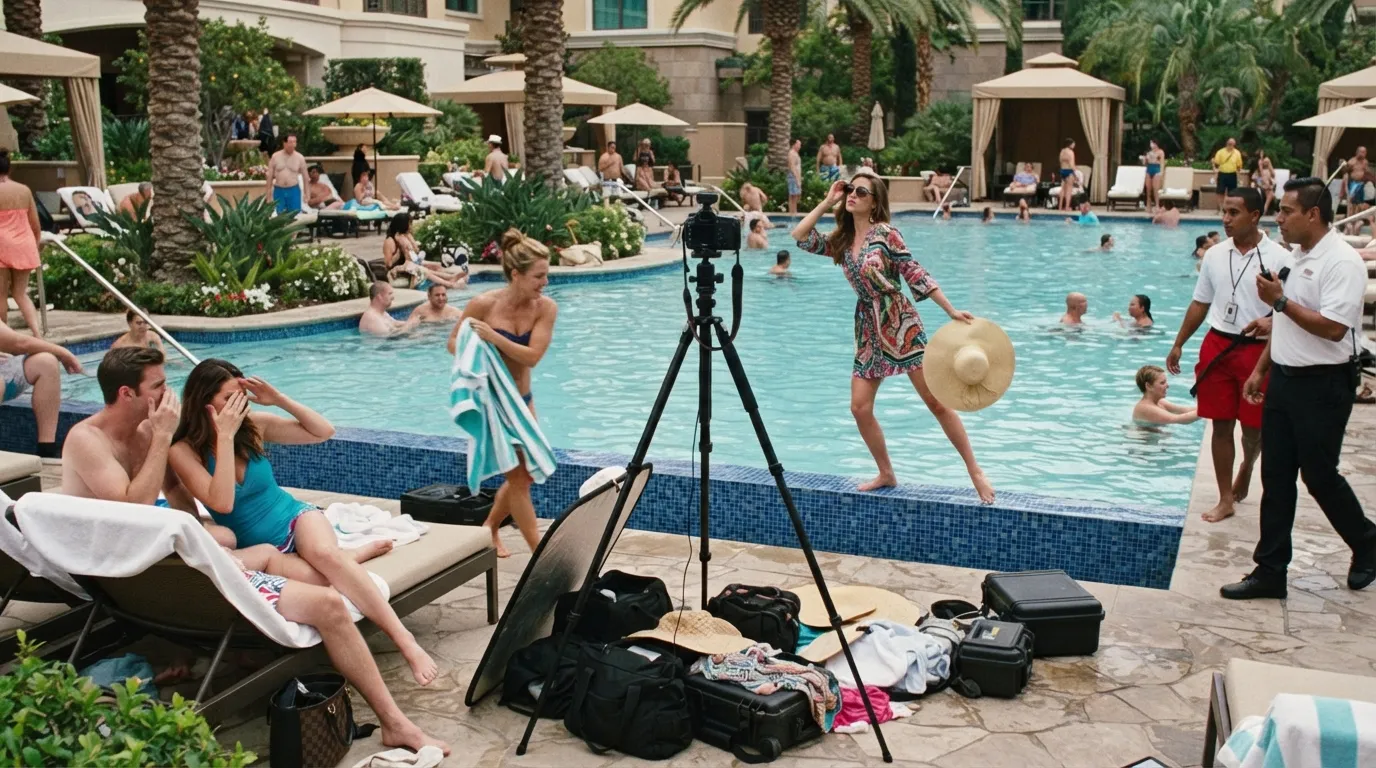 #2 - Turning the Pool Into a Photo Set (Image Credits: Gemini)