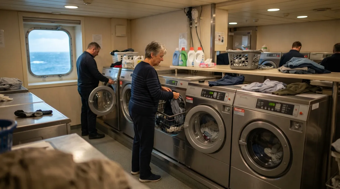 #10 - Laundry Becomes a Real Question When There's No Shore Day (Image Credits: Gemini)