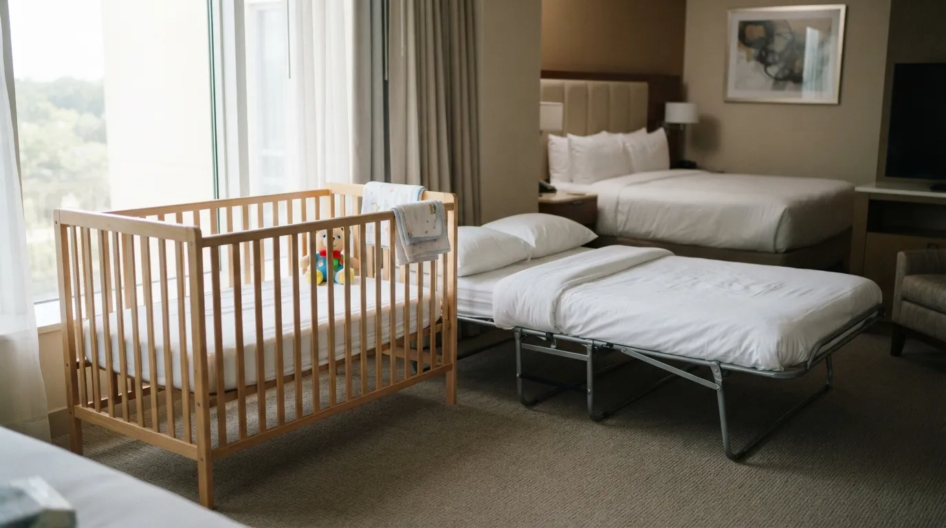 #7 - A Rollaway Bed or Crib Without the Fee (Image Credits: Gemini)