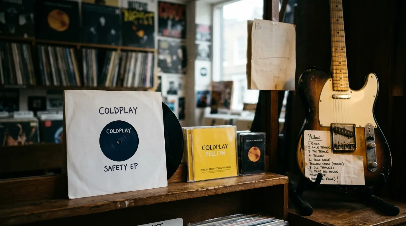 #3 - Coldplay: A 500-Copy EP to a Glowing Yellow Breakthrough (Image Credits: Gemini)