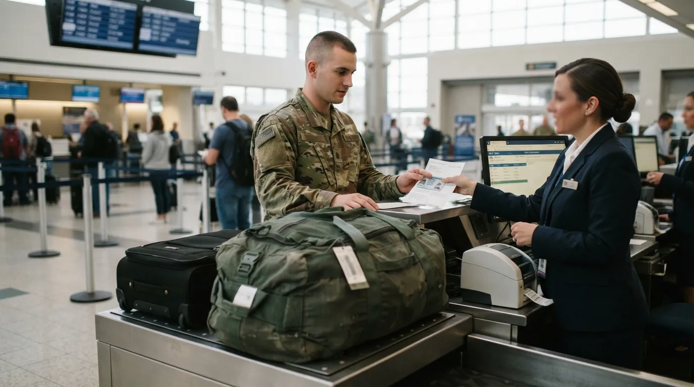 #12 – Overweight Bag Surcharges for Military Travelers (Image Credits: Gemini)