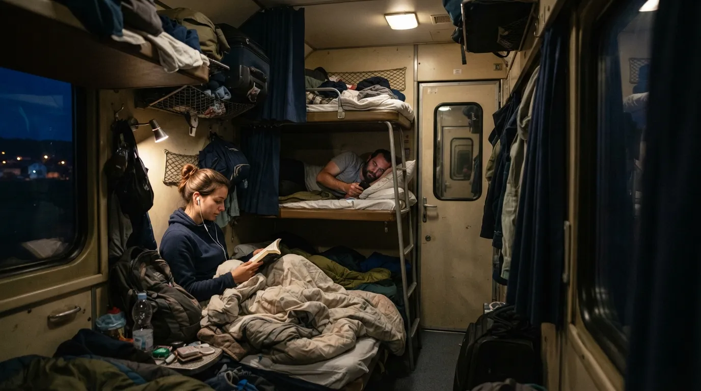 #17 - Shared Compartments Mean You Rarely Travel Alone (Image Credits: Gemini)