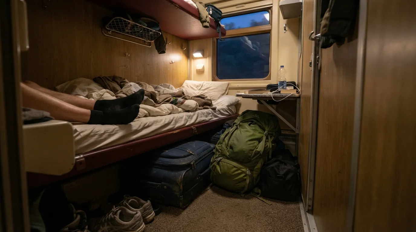#14 - Luggage Space Is Strictly Limited in Sleepers (Image Credits: Gemini)