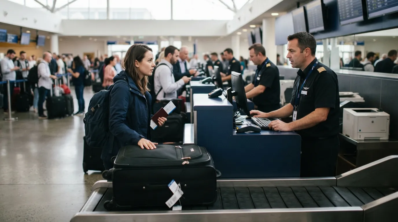 #3 – First Checked Bag Fees at the Airport vs. Prepaid (Image Credits: Gemini)