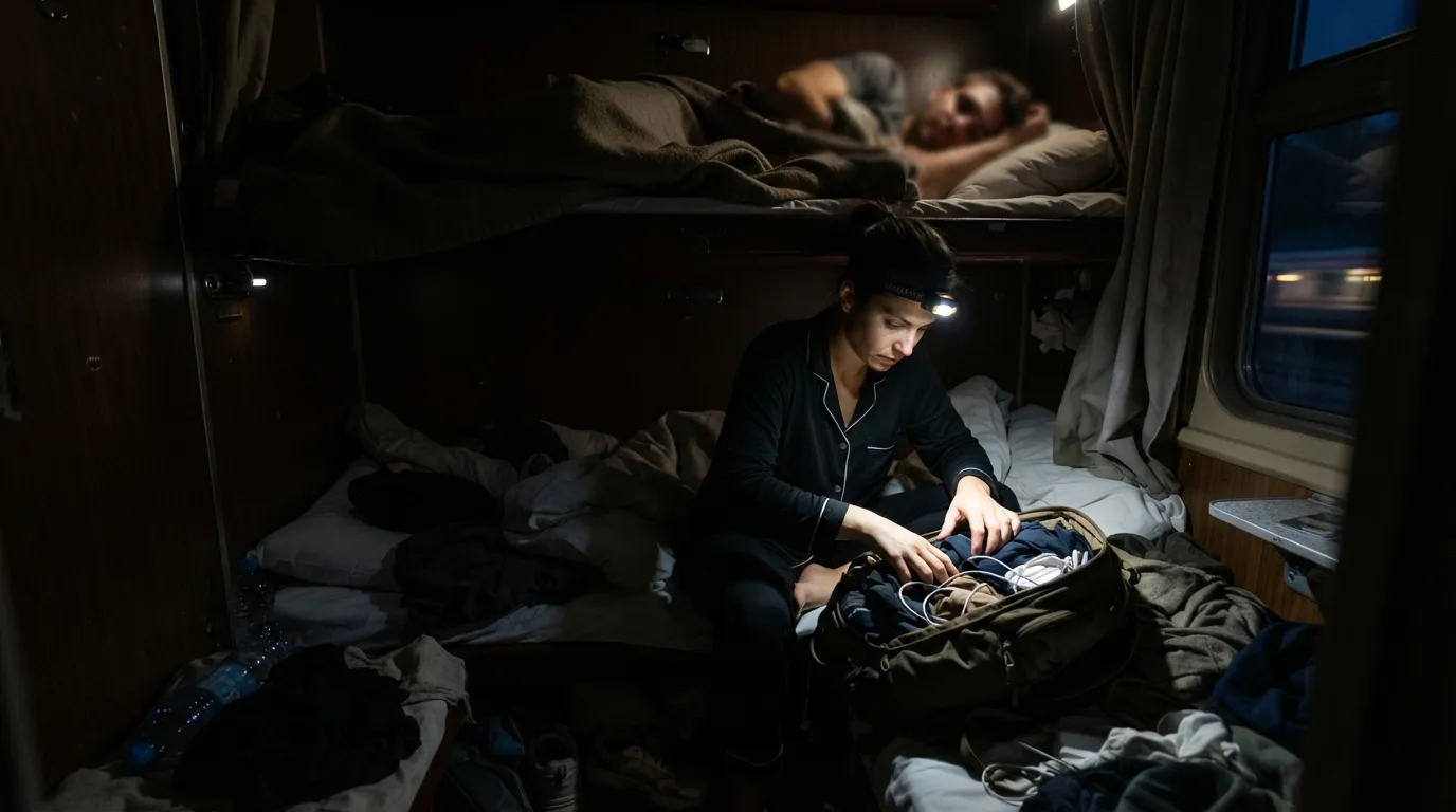 #10 - Rummaging Noisily Through Bags After Lights Out (Image Credits: Gemini)