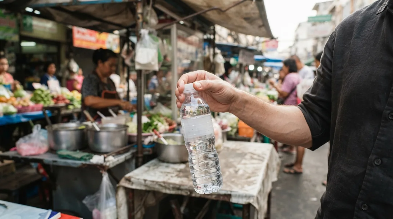 #17 - Choose Sealed Bottled Water Only (Image Credits: Gemini)