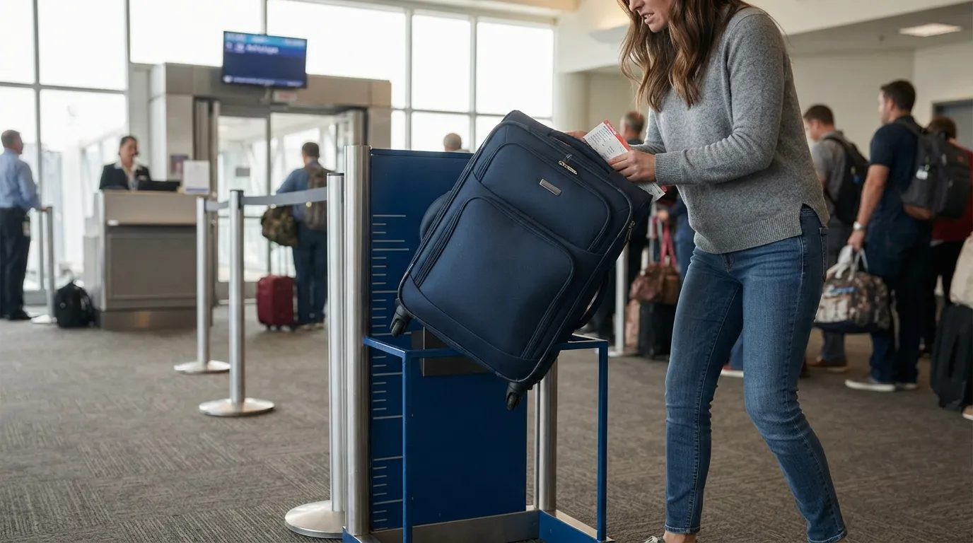 #17 - Gate Sizers Catch More Bags Than Check-In Scales (Image Credits: Gemini)