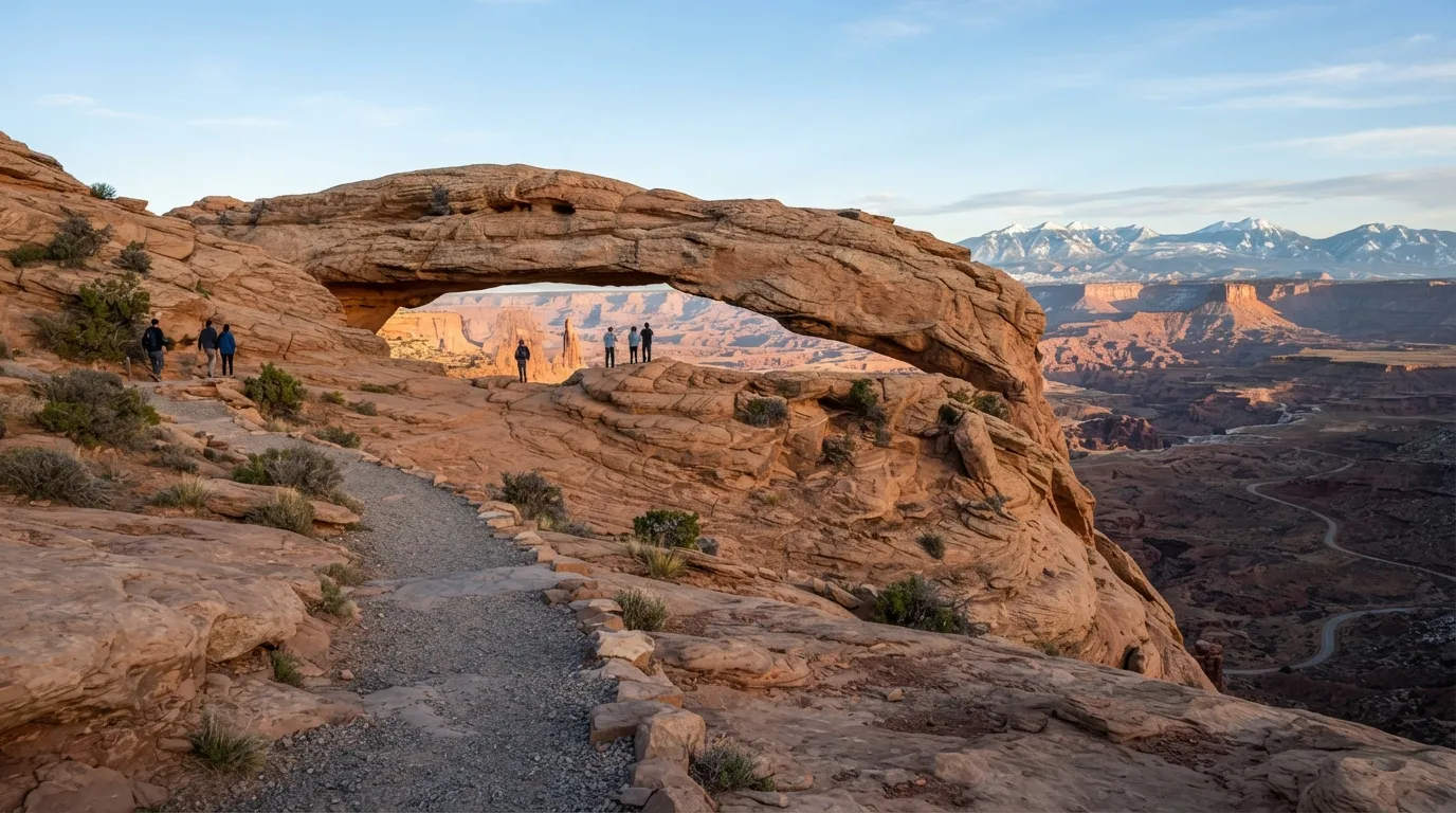 #14 - Mesa Arch Trail, Canyonlands National Park (Image Credits: Gemini)