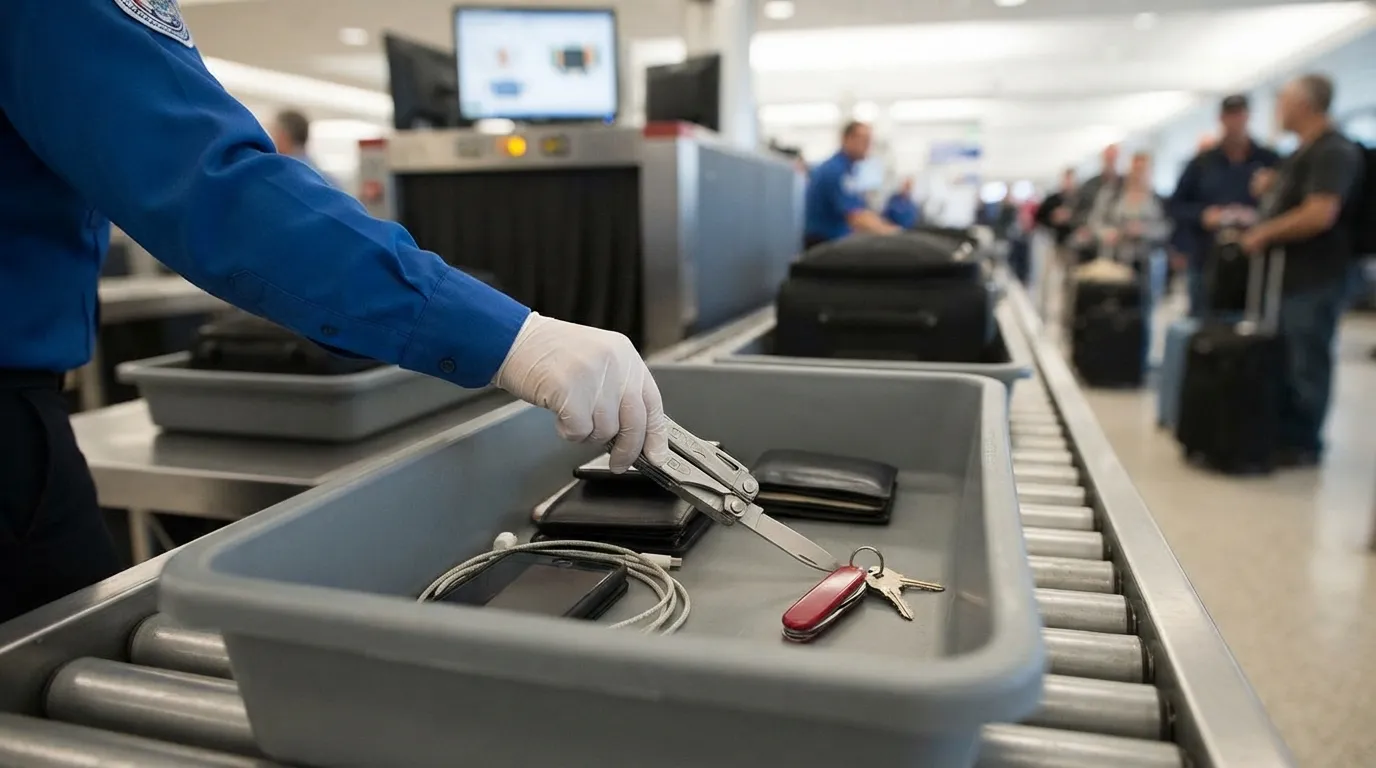 #14 - Slipping a Knife or Bladed Multi-Tool Into Your Carry-On (Image Credits: Gemini)