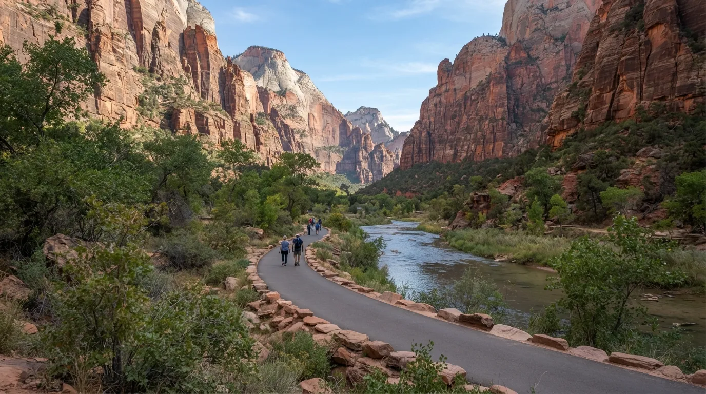 #5 - Riverside Walk, Zion National Park (Image Credits: Gemini)