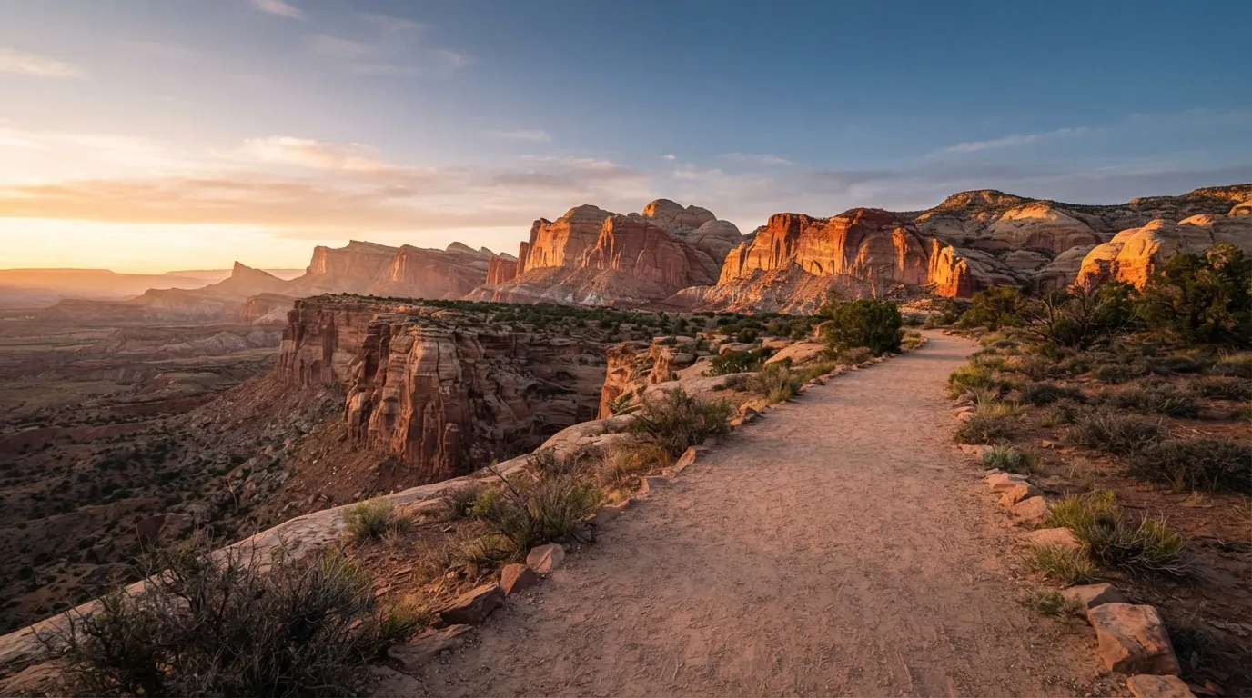 #2 - Sunset Point Trail, Capitol Reef National Park (Image Credits: Gemini)