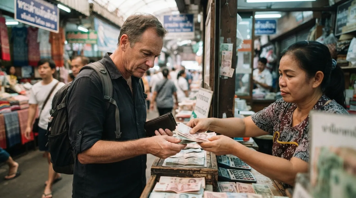 #7 - Currency Exchange Short-Change Scams (Image Credits: Gemini)