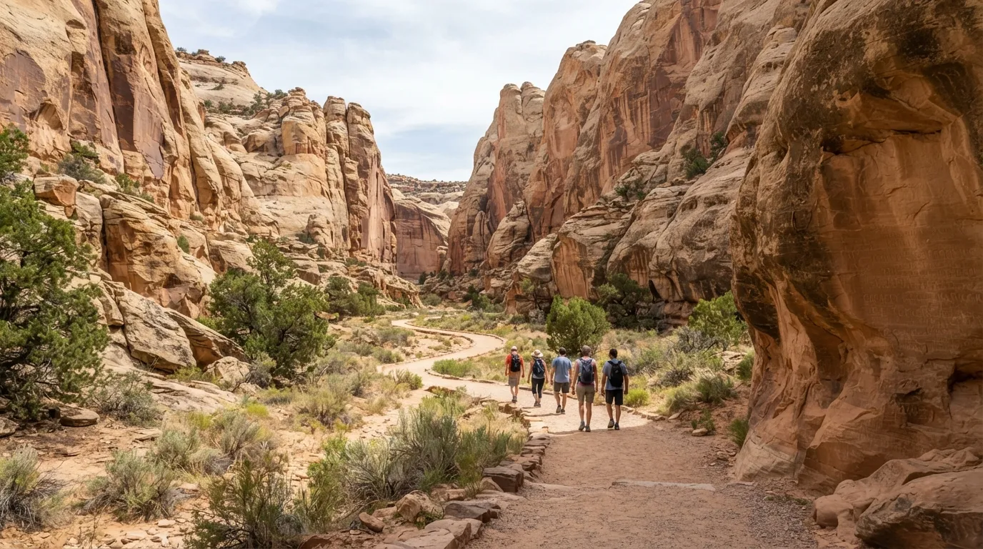 #1 - Capitol Gorge Trail, Capitol Reef National Park (Image Credits: Gemini)