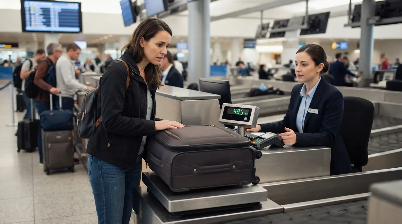 #9 - Overweight Bag Fees Start at $75 for 41–50 lbs (Image Credits: Gemini)