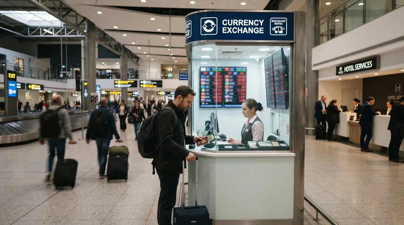 #9 - Trusting Hotel Desks and Terminal-Adjacent Counters (Image Credits: Gemini)