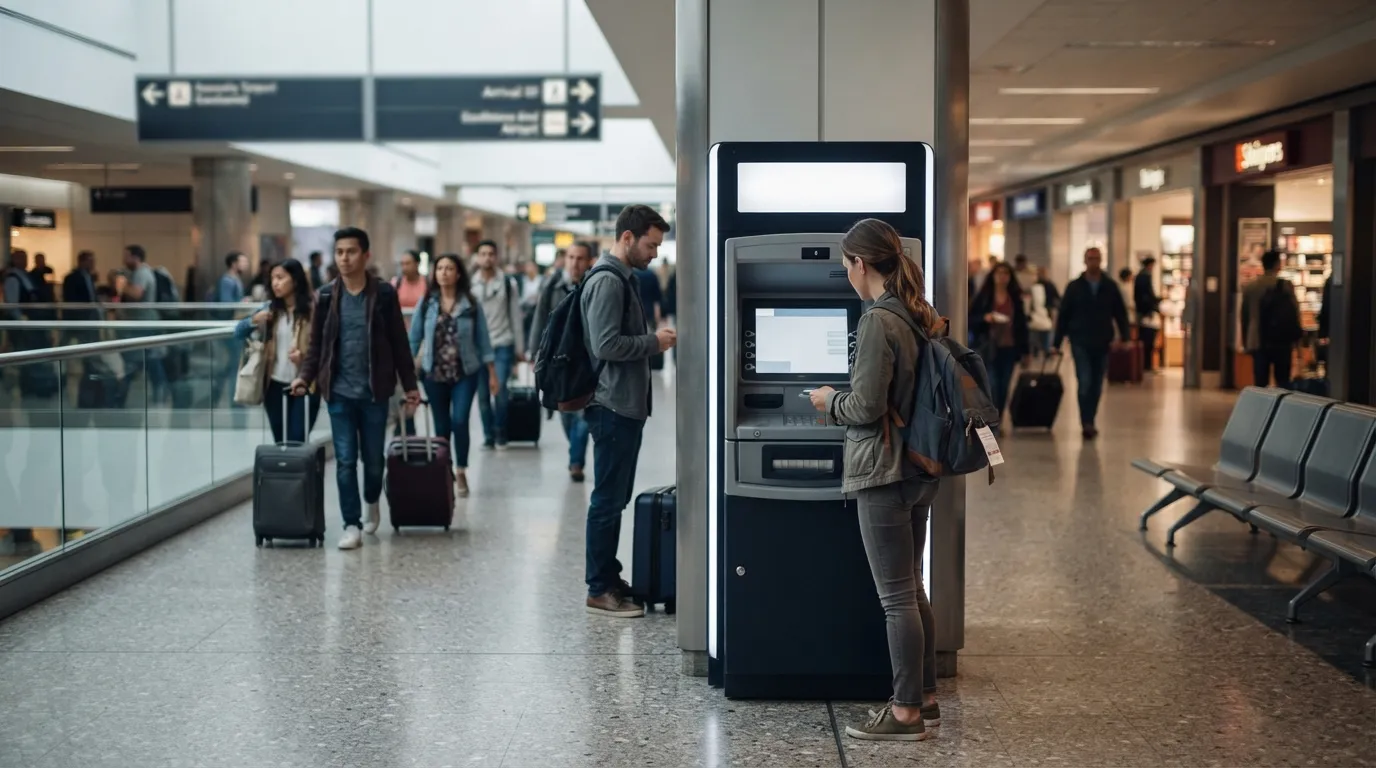 #3 - Defaulting to Airport or Tourist-Zone ATMs (Image Credits: Gemini)