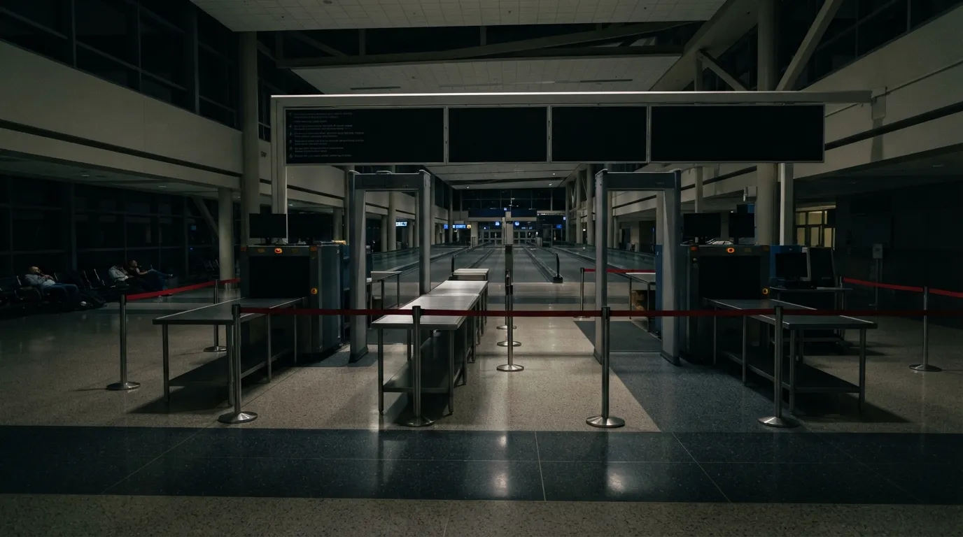 #16 - Security Checkpoints Close Overnight at Most Hubs (Image Credits: Gemini)