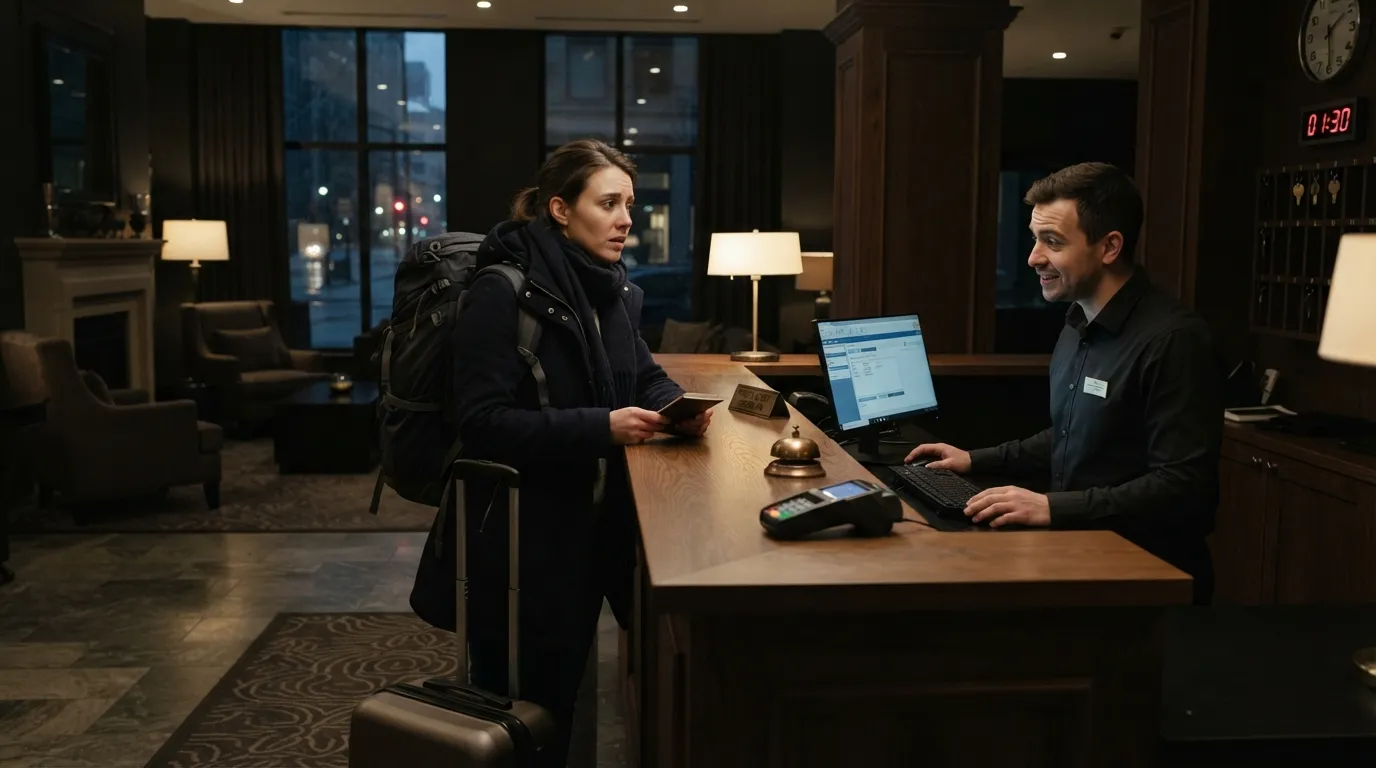 #14 - Arriving Late Without Telling the Hotel (Image Credits: Gemini)