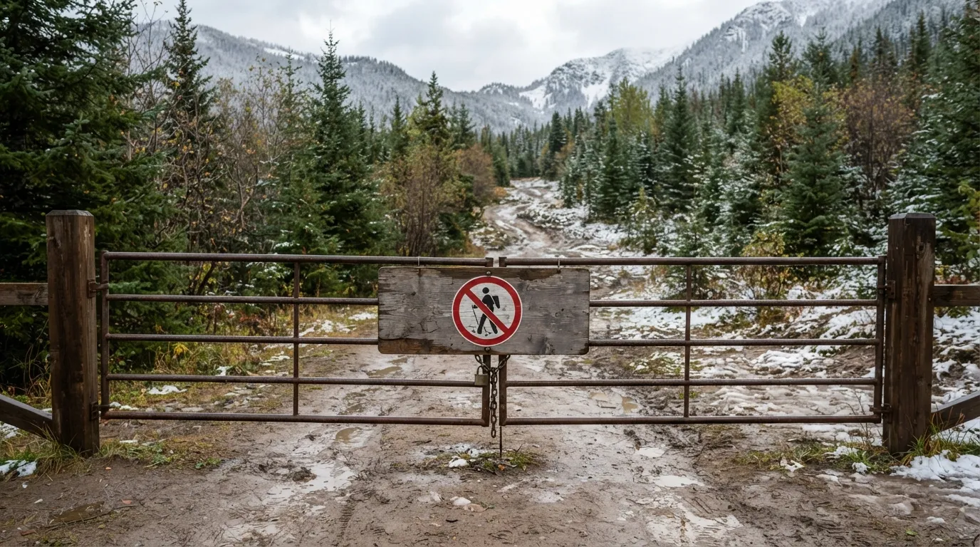 #13 - Trail Closures Can Cancel Your Whole Plan (Image Credits: Gemini)