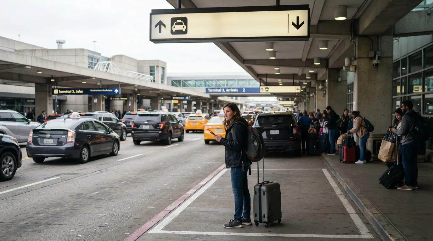 #12 - Waiting at the Wrong Rideshare Pickup Spot (Image Credits: Gemini)