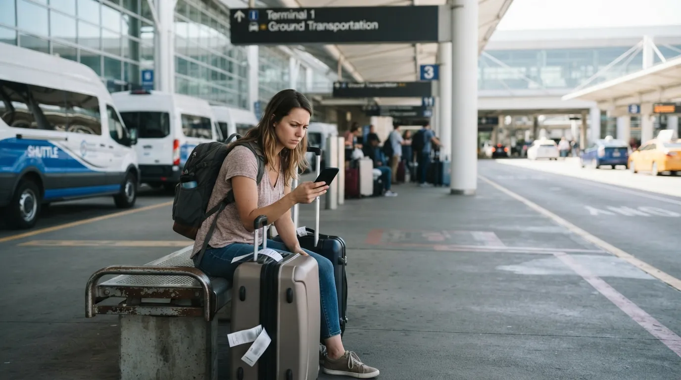 #11 - Booking a Shuttle Without Checking Its Schedule (Image Credits: Gemini)
