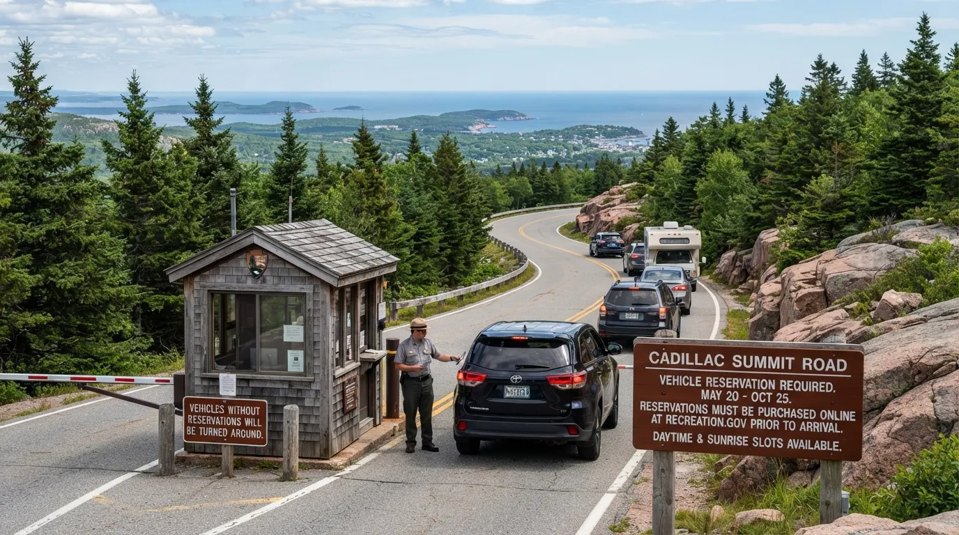 3. Acadia's Cadillac Summit Road Reservation (Image Credits: Gemini)