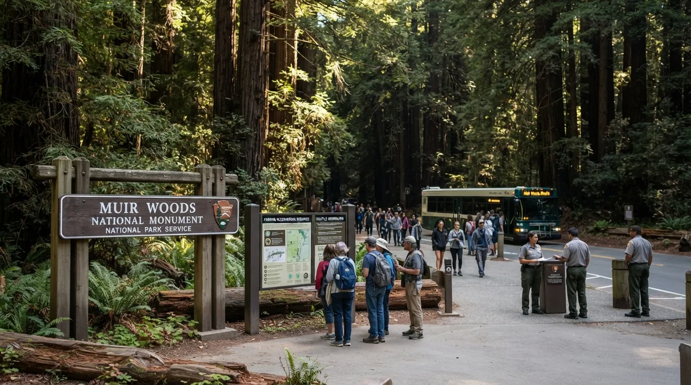 7. Muir Woods Won't Let You Just Drive Up (Image Credits: Gemini)
