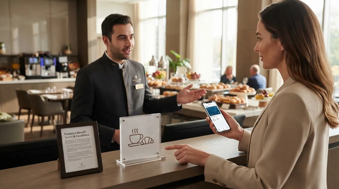 #4 - Elite Status Breakfast Benefits Vary by Brand and Region (Image Credits: Gemini)
