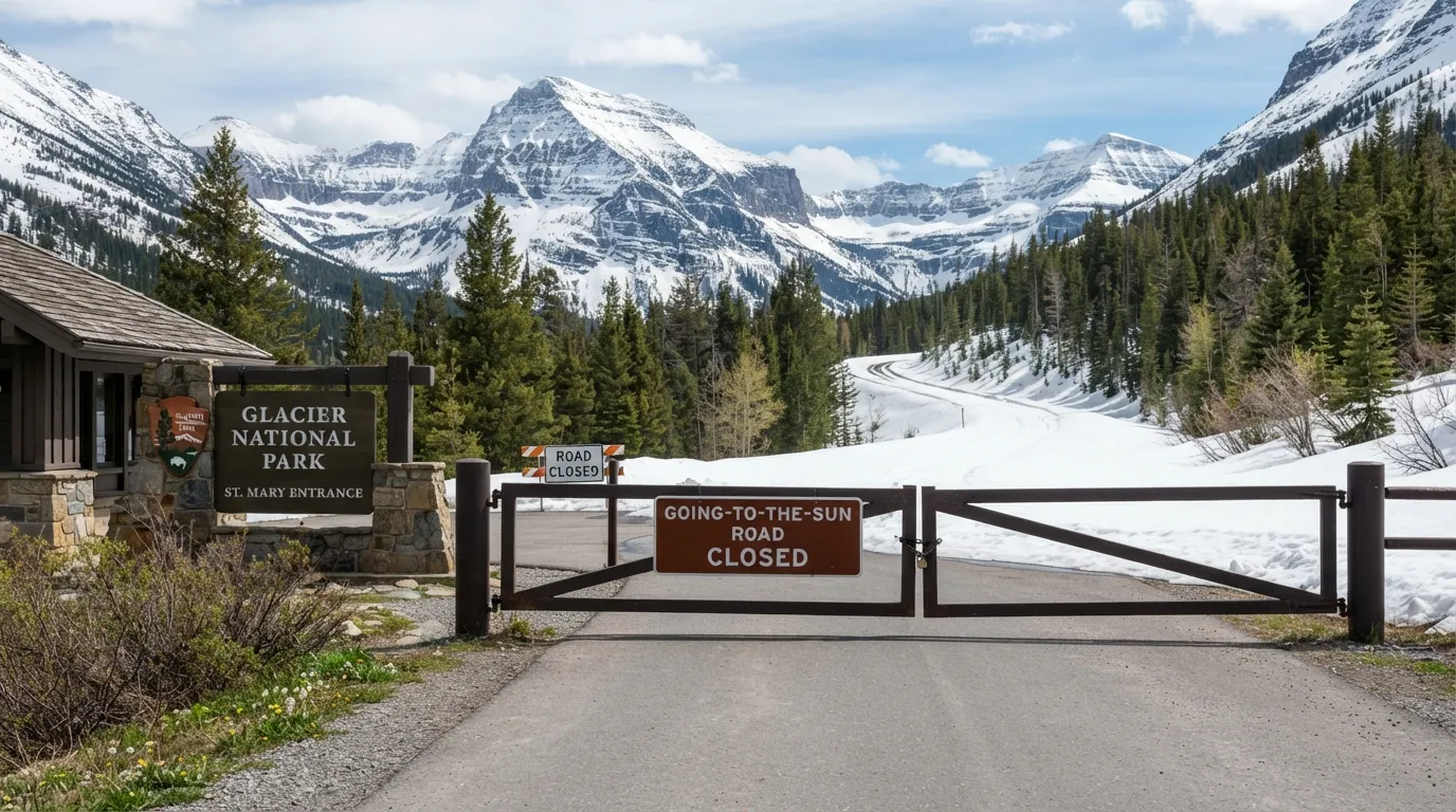 15. Seasonal Closures and Shuttle Requirements Can Block the Gate (Image Credits: Gemini)