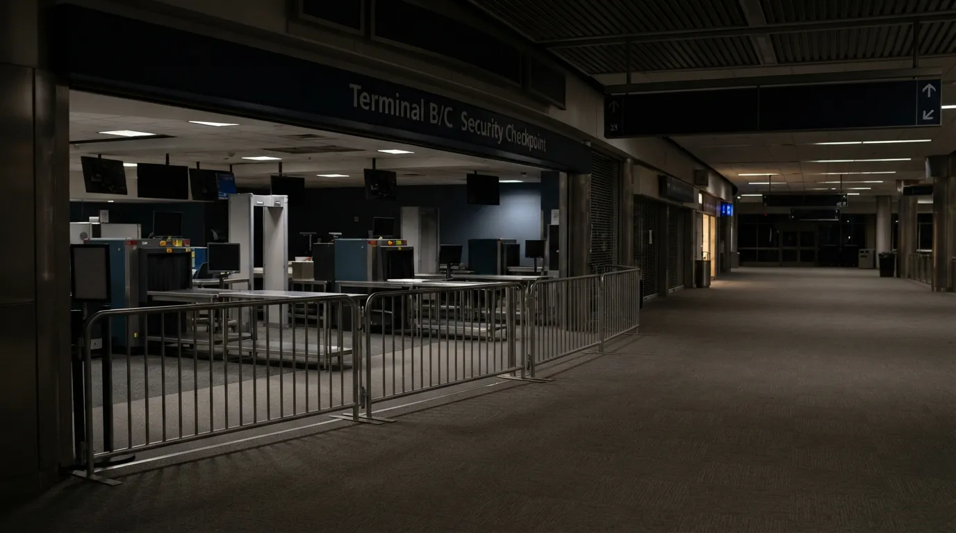 #16 – Security Checkpoints Shut Down on Fixed Schedules (Image Credits: Gemini)