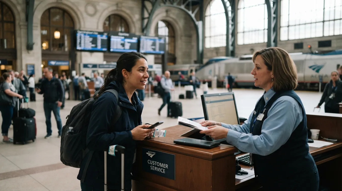 #14 – Amtrak Promises to Rebook You When Disruption Strands a Connection (Image Credits: Gemini)