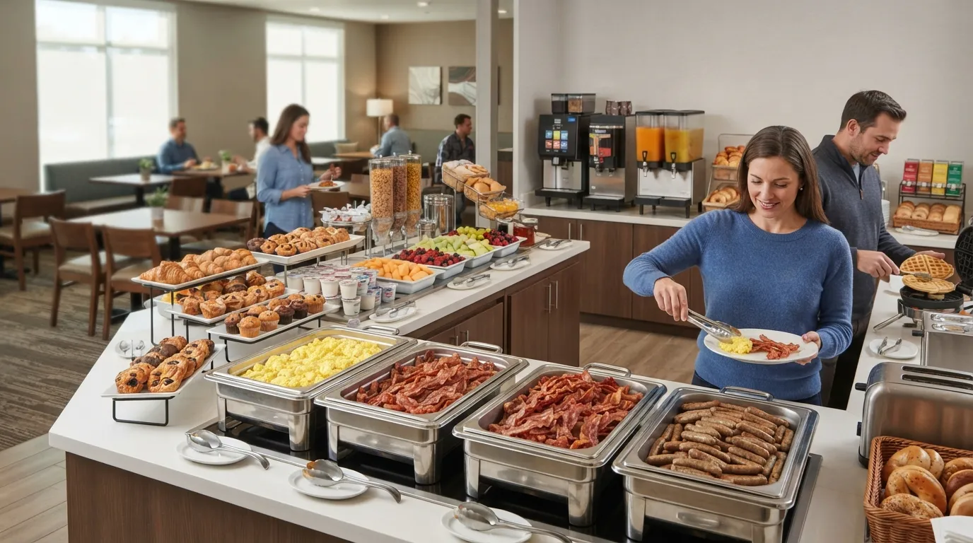 #12 – Some Marriott Brands Include Breakfast for Every Guest, No Status Needed (Image Credits: Gemini)