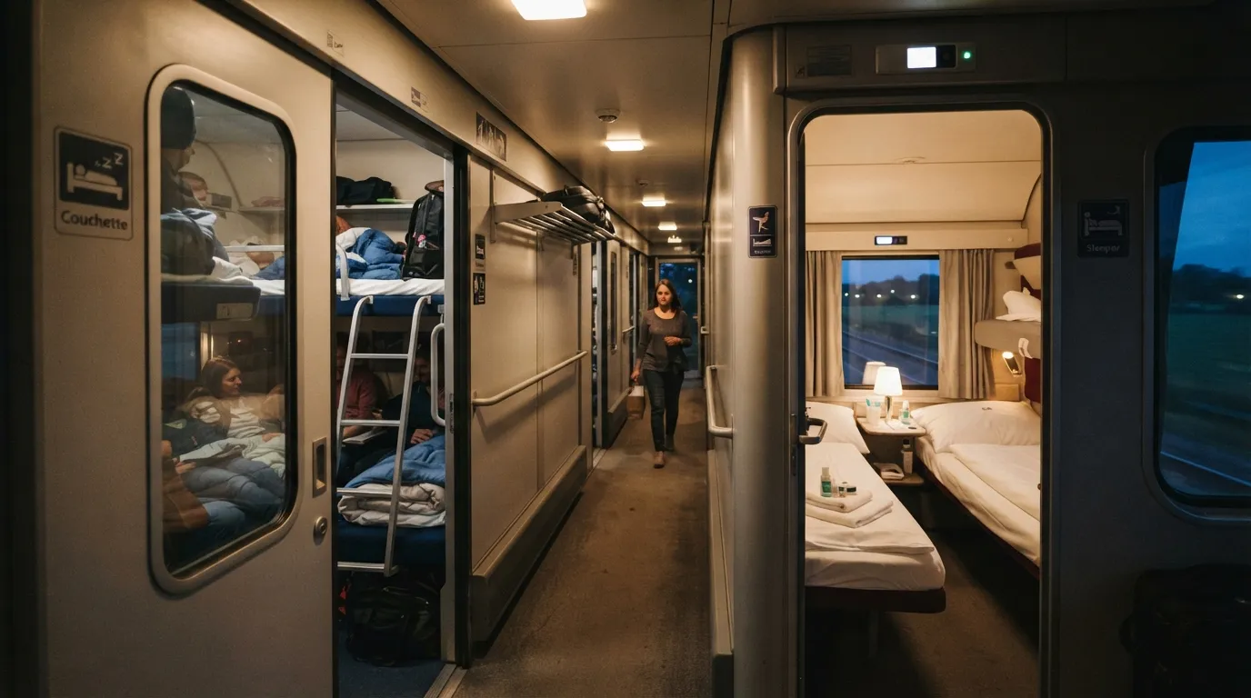 #14 – Know Whether You Booked a Seat, a Couchette or a Sleeper (Image Credits: Gemini)
