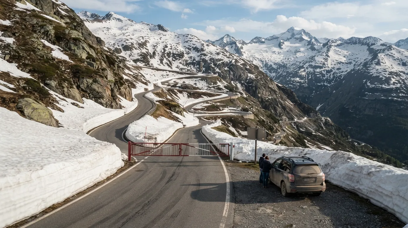 #3 – Treat Alpine Passes as Open Only When Authorities Say So (Image Credits: Gemini)
