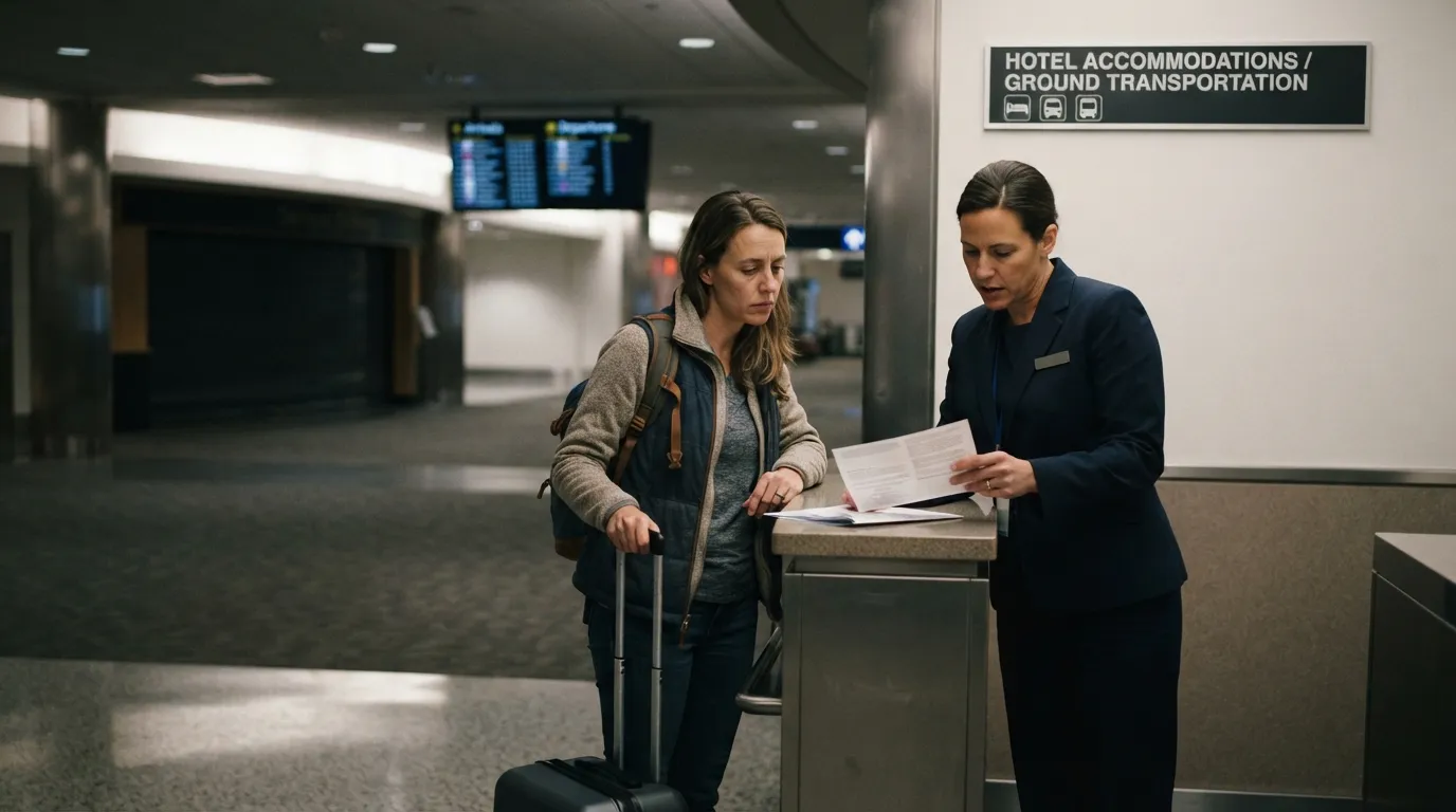 #9 – Hotel Vouchers Hinge on Why the Flight Stopped (Image Credits: Gemini)