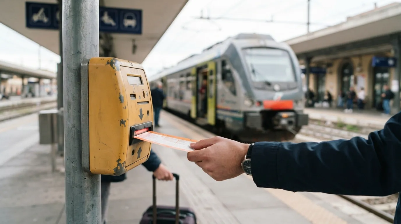 #13 – Validating Paper Tickets Before Boarding (Image Credits: Gemini)