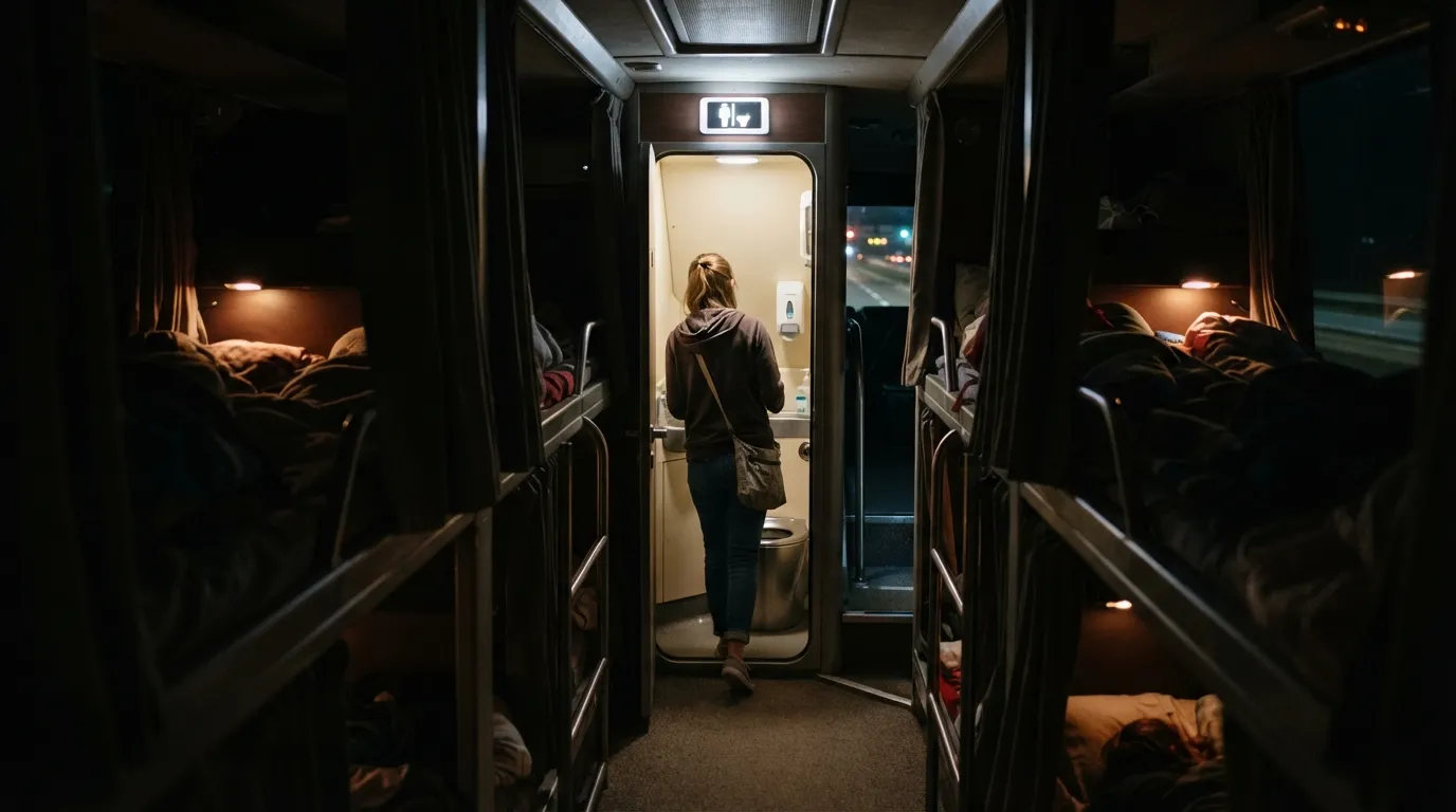 #13 - Not Every Sleeper Bus Has a Toilet Onboard (Image Credits: Gemini)