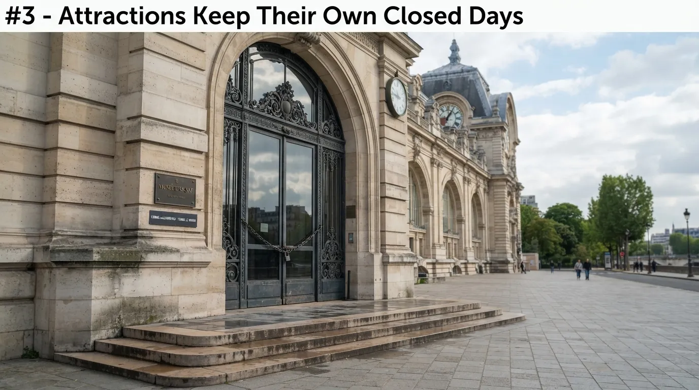 #3 - Attractions Keep Their Own Closed Days (Image Credits: Gemini)