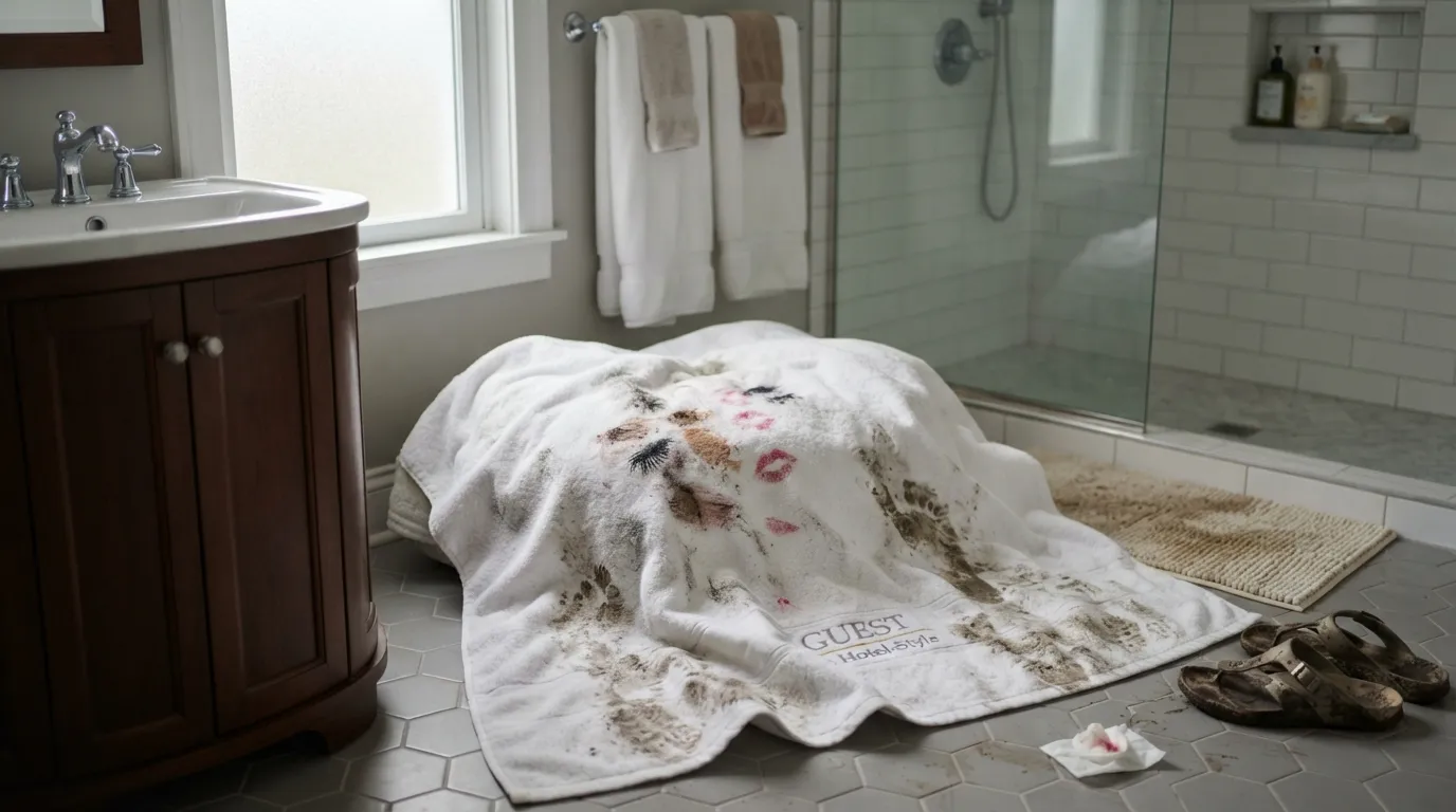 #9 - Using the Good Towels for Messes (Image Credits: Gemini)