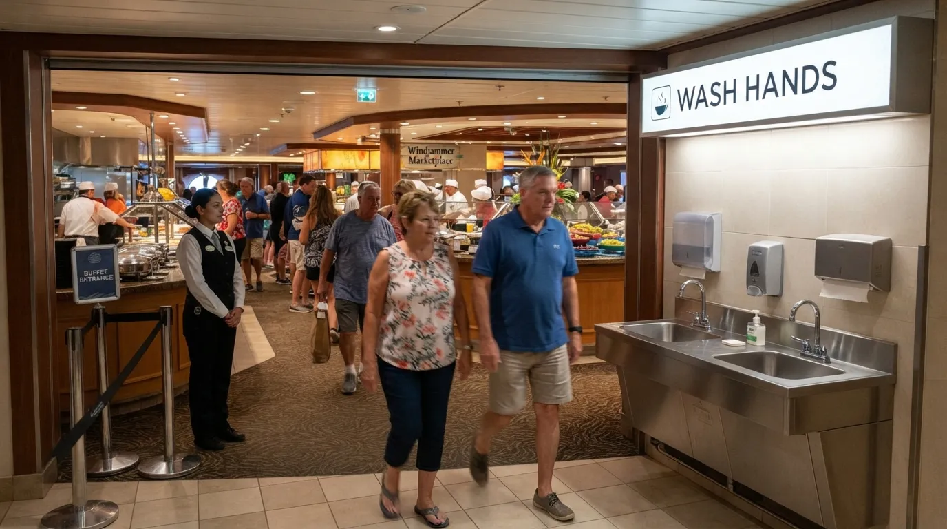 #10 - Skipping the Handwash Station at the Entrance (Image Credits: Gemini)