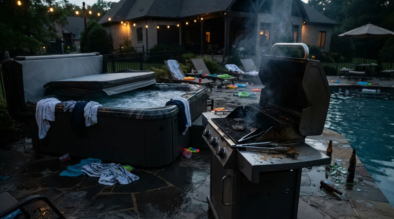 #5 - Ignoring the Hot Tub, Pool, and Grill Rules (Image Credits: Gemini)