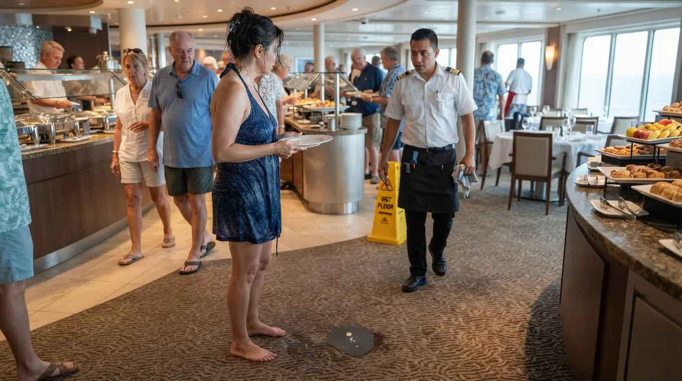 #7 - Showing Up in Dripping Swimwear or Bare Feet (Image Credits: Gemini)