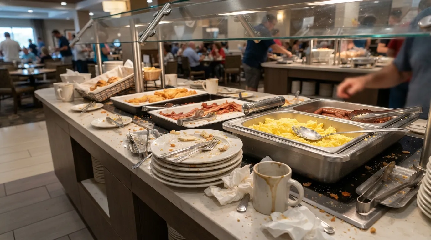#13 - Parking Dirty Dishes Next to the Food (Image Credits: Gemini)