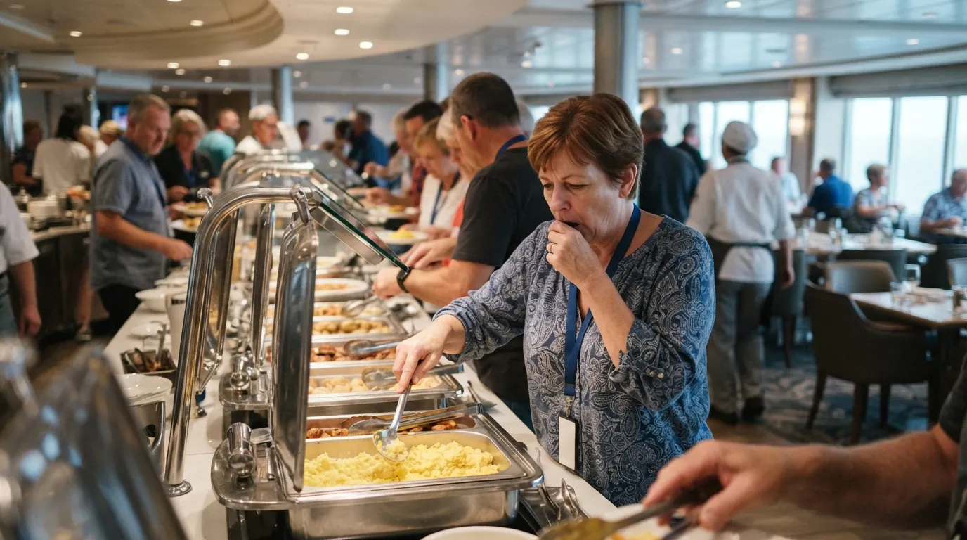#2 - Coming to the Buffet While Sick (Image Credits: Gemini)