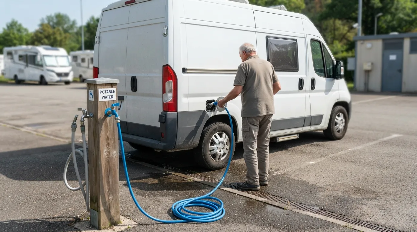 #6 - Fresh Water Fill Points Need Dedicated Equipment (Image Credits: Gemini)
