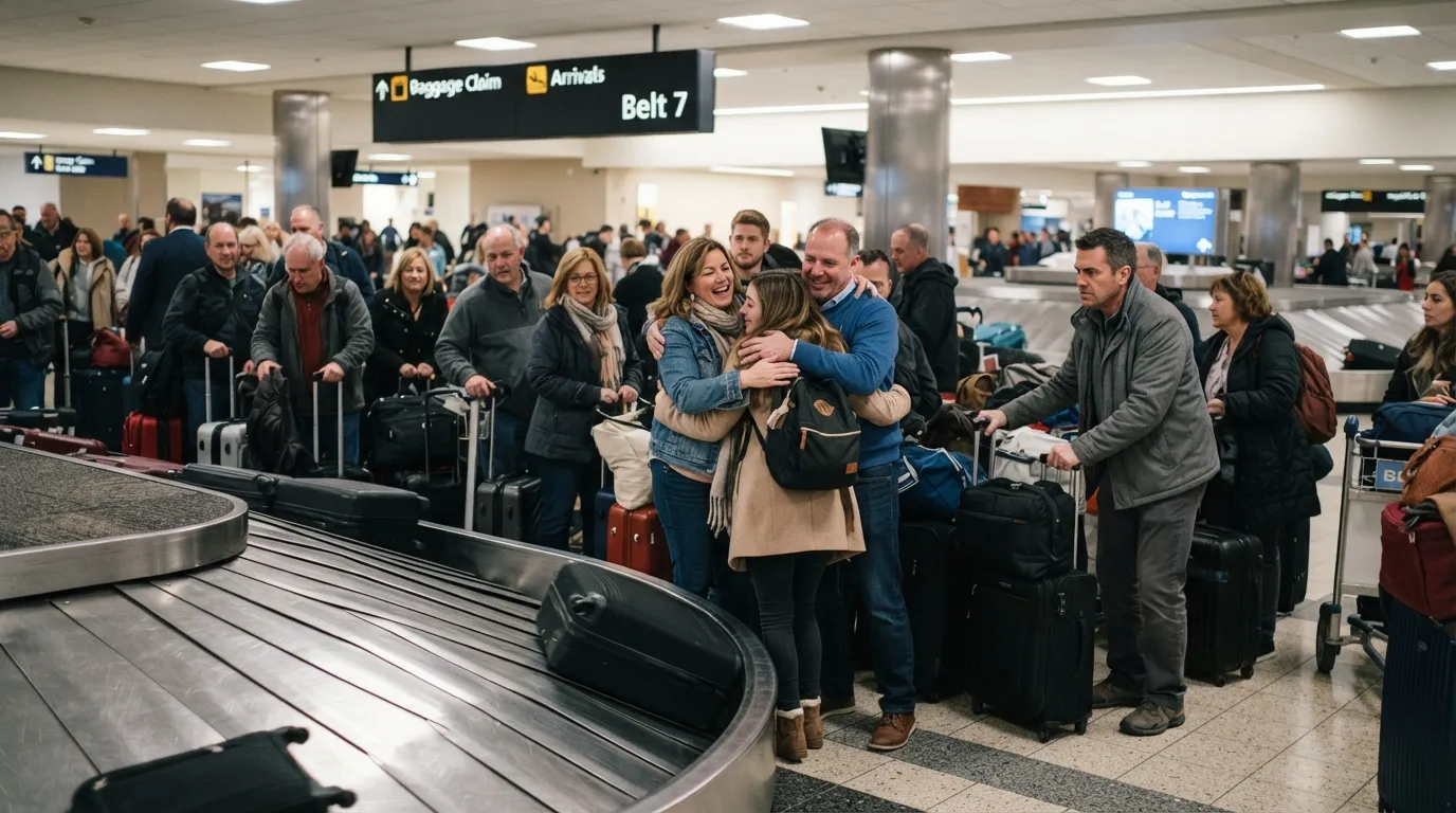 #4 - Greeters Crowding the Carousel With Passengers (Image Credits: Gemini)